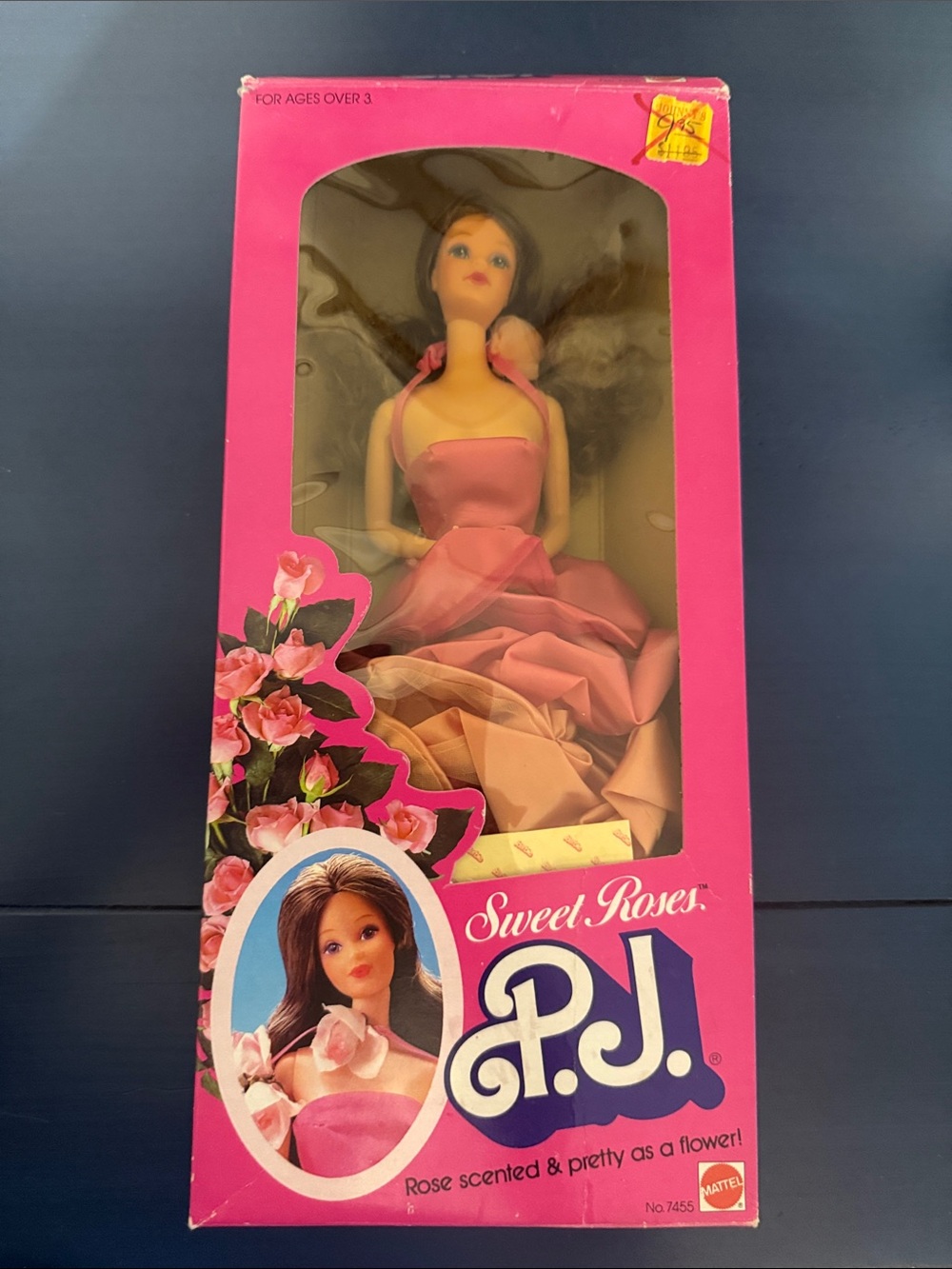 Mattel Sweet Roses P.J. Doll in Pink Gown